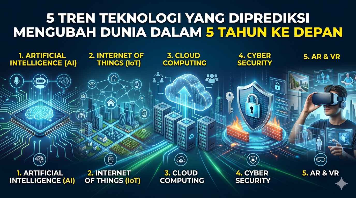 5 Technology Trends Predicted to Change the World in the Next 5 Years